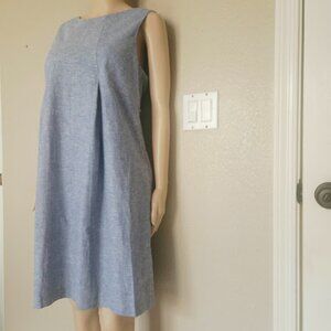 Donna Morgan linen  Dress Asymmetric  Sleeveless Size 12